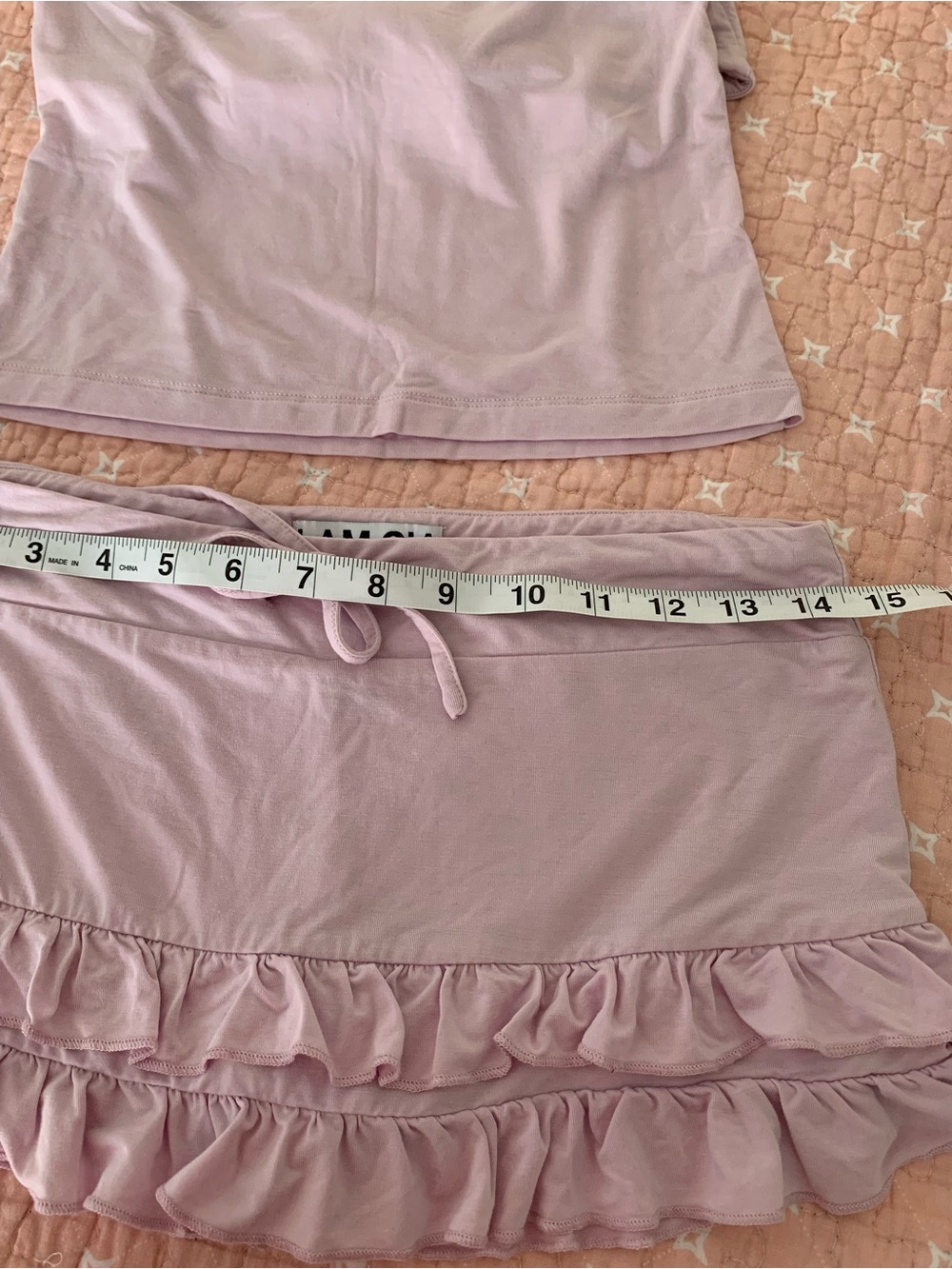 I.AM.GIA Lilac Two-Piece Ruffle Set - Picture 3 of 6